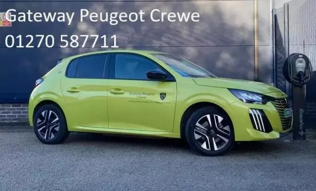 Peugeot E-208 50kWh Allure Auto 5dr (7.4kW Charger)