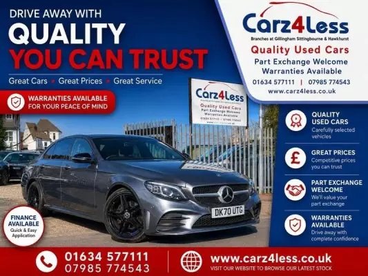 Mercedes-Benz C Class 2.0 C220d AMG Line (Premium) G-Tronic+ Euro 6 (s/s) 4dr