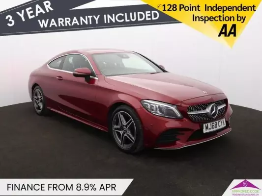 Mercedes-Benz C Class 1.5 C200 MHEV AMG Line (Premium) G-Tronic+ Euro 6 (s/s) 2dr