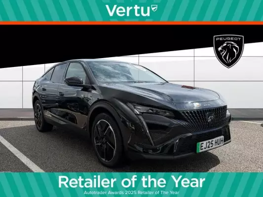 Peugeot E-408 58kWh GT Fastback Auto 5dr