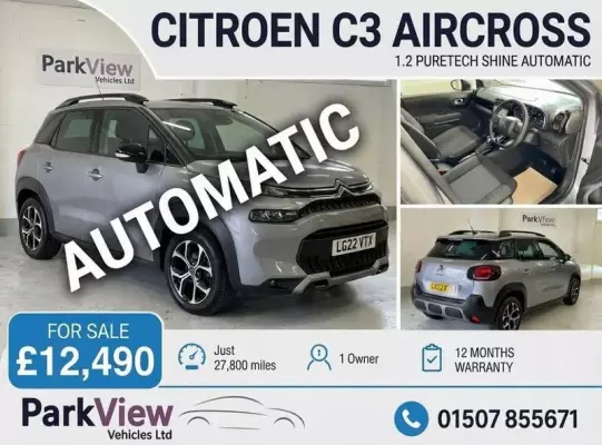 Citroen C3 Aircross 1.2 PureTech Shine EAT6 Euro 6 (s/s) 5dr