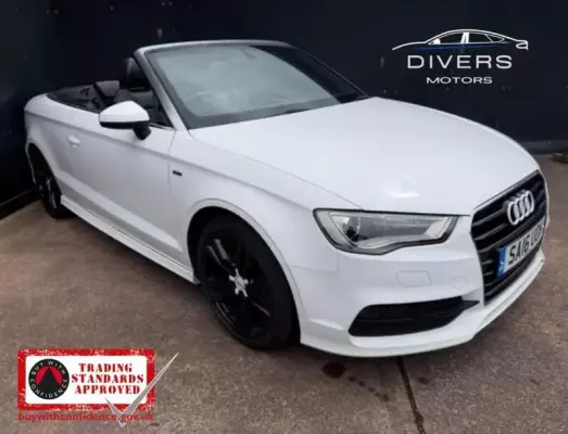 Audi A3 Cabriolet 2.0 TDI S line Euro 6 (s/s) 2dr (Nav)