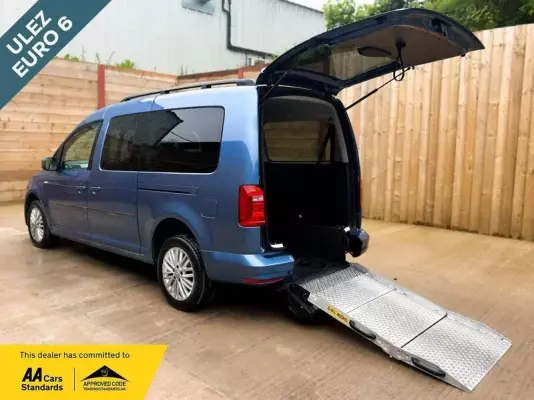 Volkswagen Caddy Maxi Life 4 Seat Auto Wheelchair Accessible Disabled Access Vehicle WAV 2.0