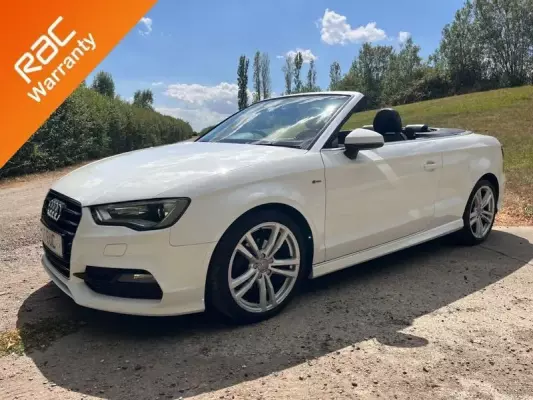 Audi A3 Cabriolet 1.4 TFSI CoD S line Euro 6 (s/s) 2dr (Nav)