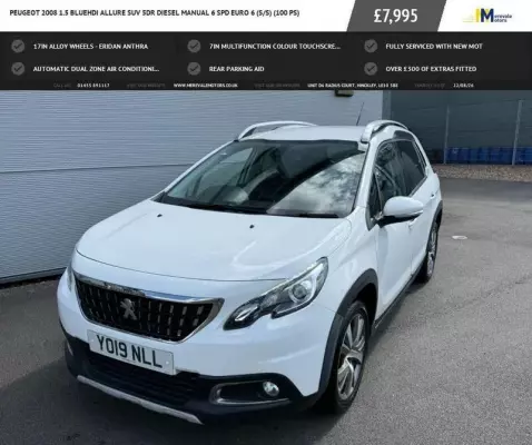 Peugeot 2008 1.5 BlueHDi Allure Euro 6 (s/s) 5dr