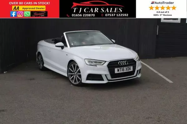 Audi A3 Cabriolet 1.4 TFSI CoD S line S Tronic Euro 6 (s/s) 2dr