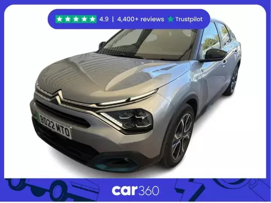 Citroen e-C4 50kWh Shine Plus Auto 5dr (7.4kW Charger)