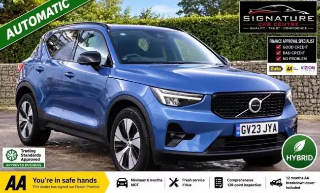 Volvo XC40 1.5h T4 Recharge 10.7kWh Plus Auto Euro 6 (s/s) 5dr